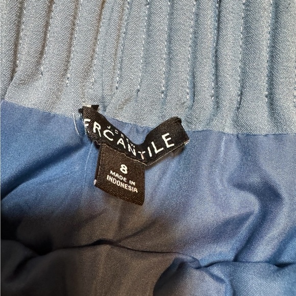 💙✨J.CREW Mercantile Blue Elastic Waist Skirt Size 8✨💙 - Picture 3 of 3